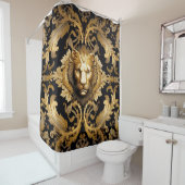 Lion Face Douchegordijn (In situ)