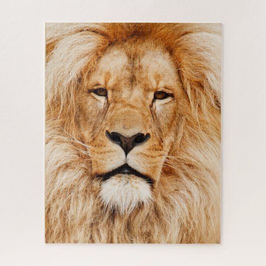 Lion Face Jigzaag Puzzle Legpuzzel (Verticaal)