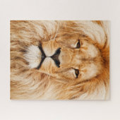 Lion Face Jigzaag Puzzle Legpuzzel (Horizontaal)