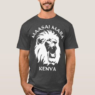 Lion Face Maasai Mara Kenia National Reserve T-shirt