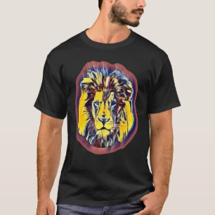 Lion Face Pop Art T-shirt