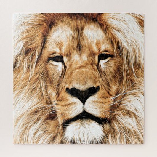 Lion Face Puzzle Legpuzzel (Verticaal)