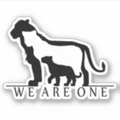 Lion Family Sticker (Voorkant)