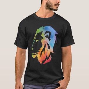 Lion Felidae Mannen met grote katten Uitstekende k T-shirt