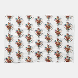 Lion Fish Rainbow Kitchen Towel Theedoek