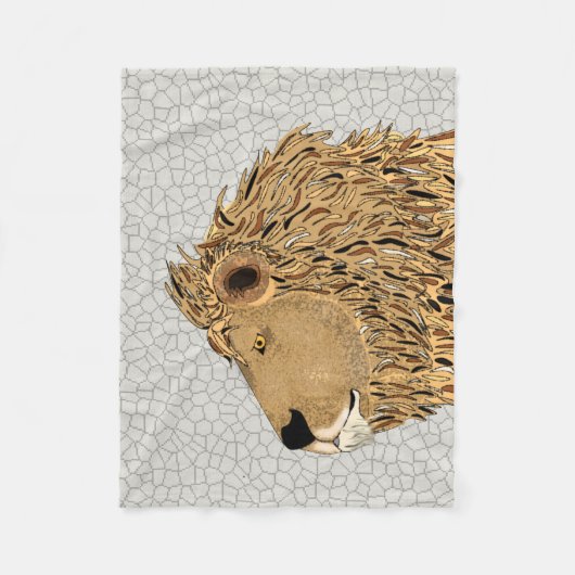 Lion Fleece Blanket (Voorkant)