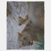Lion Fleece Blanket Deken (Voorkant)