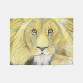 Lion Fleece Deken (Voorkant (Horizontaal))