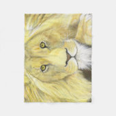 Lion Fleece Deken (Voorkant)