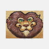 Lion Fleece Deken (Voorkant (Horizontaal))