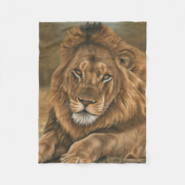 Lion Fleece Deken