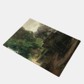 Lion Fontein in Rome (door H.A. Brendekilde) Deurmat (Schuin)