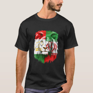 Lion Free Afghanistan Flag T-shirt