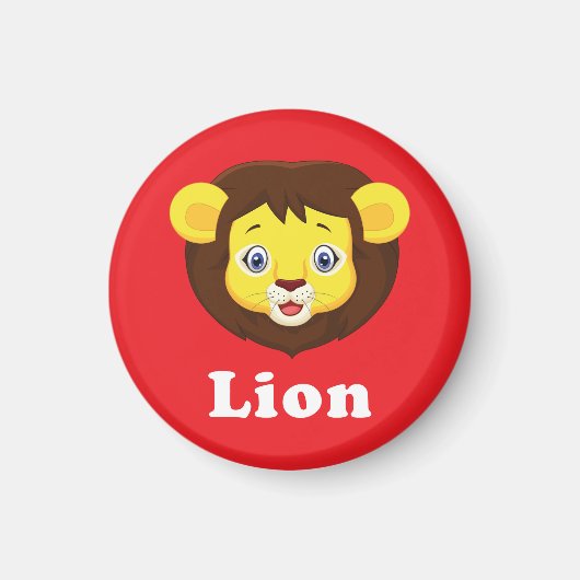 Lion frigo cuisine magnet (Devant)