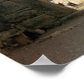 Lion Gate over de ingang Poster (Hoek)