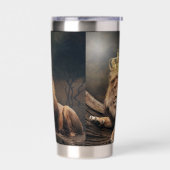 Lion Geïsoleerde Drinkbeker (Links)