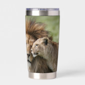 Lion Geïsoleerde Drinkbeker (Achterkant)