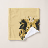 Lion géométrique Brown (Gant de toilette)