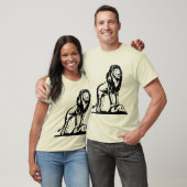 Lion gezicht T-shirts (Unisex)
