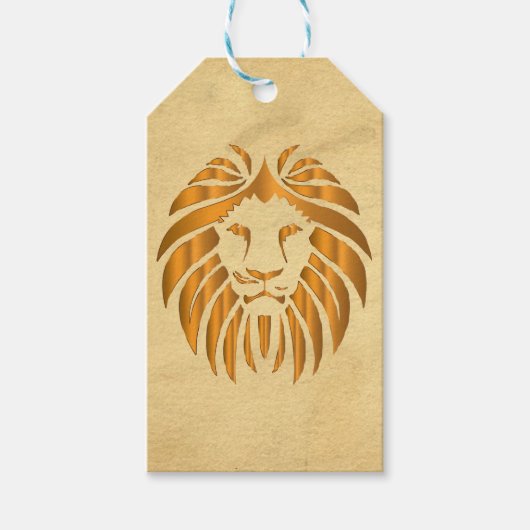 Lion Gift Label Cadeaulabel (Voorkant)
