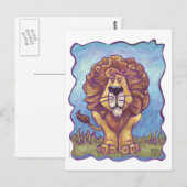 Lion Gifts & Accessoires Briefkaart (Voorkant / Achterkant)