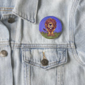 Lion Gifts & Accessoires Ronde Button 5,7 Cm (In situ)