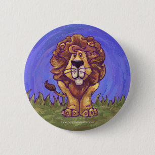 Lion Gifts & Accessoires Ronde Button 5,7 Cm