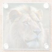 Lion Glazen Onderzetter (Achterkant)