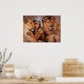 Lion Goddess Poster Egyptian Princess (Keuken)