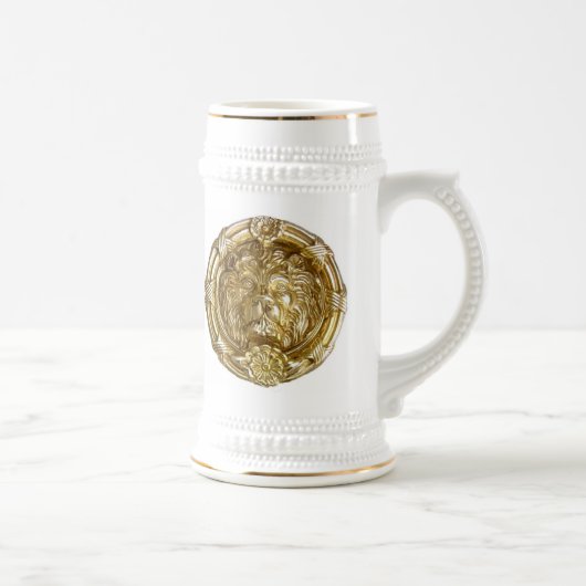 Lion Gold Beer Stein Bierpul (Rechts)