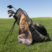 Lion Golfhanddoek (Groen)