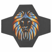 Lion, Grand Félin, conception chromatique, (Plat)