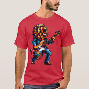 Lion Groove King brullende bas T-shirt