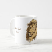 Lion Head aangepaste mok (Voorkant links)