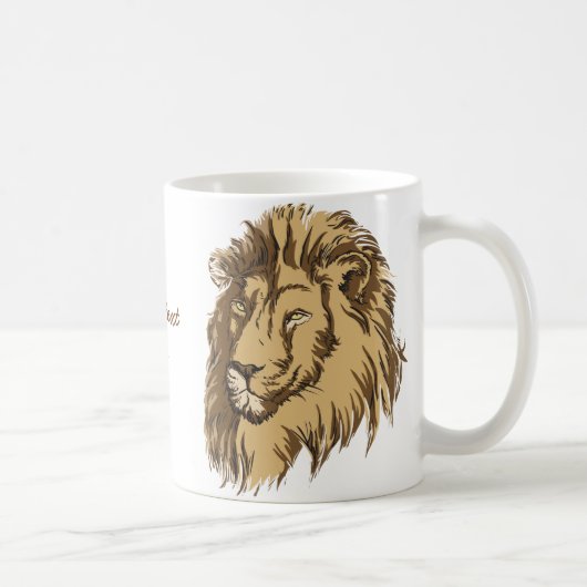 Lion Head aangepaste mok (Rechts)