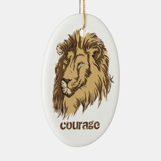 Lion head custom Courage custom ornament (Rechts)