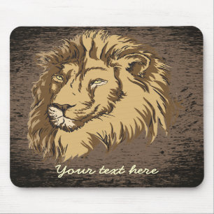 Lion Head custom mousepad Muismat