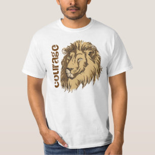 Lion Head custom T-shirt Courage