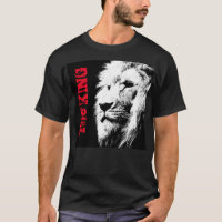 Lion Head Face Sjabloon Mannen Modern Elegant Zwar