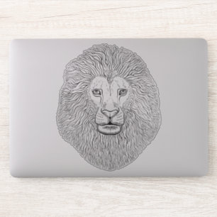 Lion Head grafische kaart Sticker