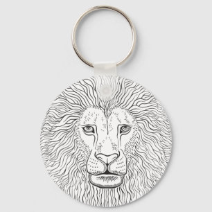 Lion Head Graphics Sleutelhanger