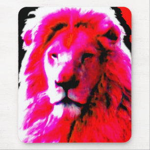 Lion Head Pink mousepad Muismat
