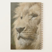Lion Head Pop Art The King Afbeelding Sjabloon Planner (Achterkant)
