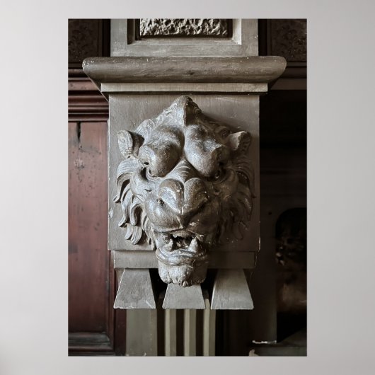 Lion Head Poster (Voorkant)