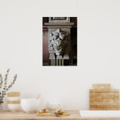 Lion Head Poster (Keuken)