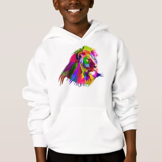 Lion Head Prismatic Pop Art Design-62502 (Devant)