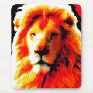 Lion Head Red mousepad Muismat