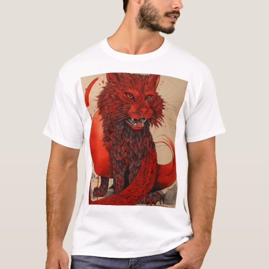 Lion Hearted: Fierce en Fearless T-Shirt (Voorkant)