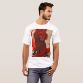 Lion Hearted: Fierce en Fearless T-Shirt (Voorkant volledig)