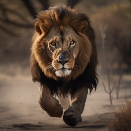 Lion heeft het recht om de puzzel van Jigzaag te g